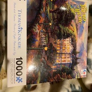 Thomas Kinkade Vibrant Multicolor Sound of Music Puzzle